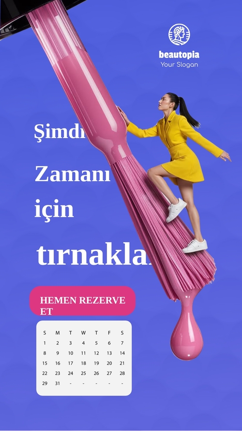 Evcil Hayvan Pansiyonu Instagram hikaye şablonu