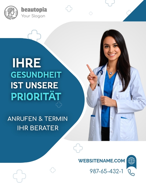 Instagram-Beitragsvorlage Medizinisch