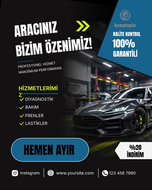Düğün Instagram gönderi şablonu