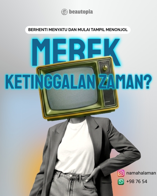 Template postingan Instagram Periklanan