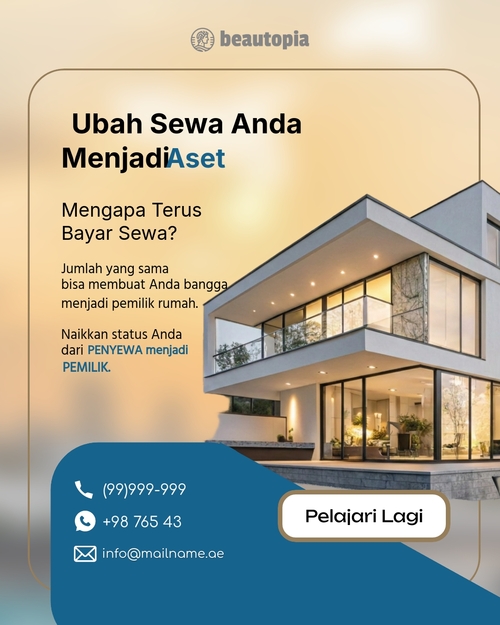 Template postingan Instagram Agen properti