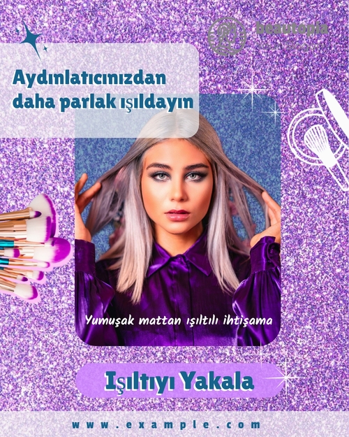 Tırnak Salonu Instagram gönderi şablonu