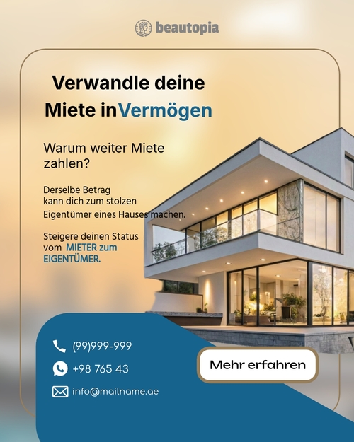 Instagram-Beitragsvorlage Immobilienmakler