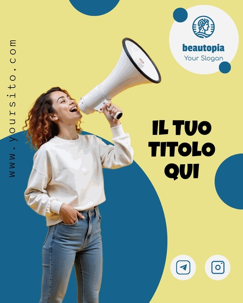 Modello di post Instagram Pubblicità