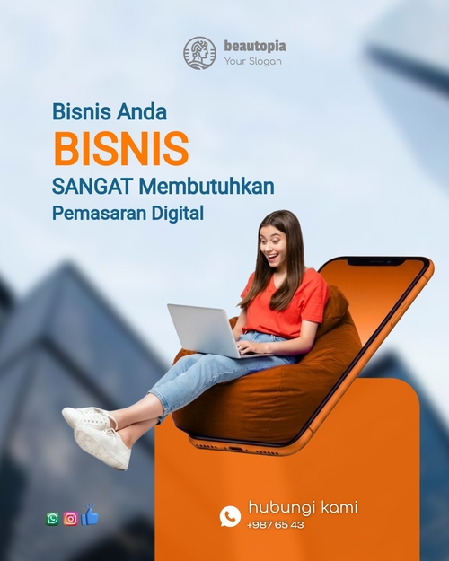 Template postingan Instagram Penggalangan dana