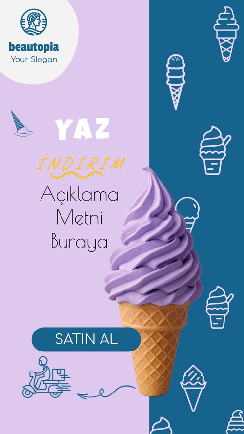 Bira Fabrikası Instagram hikaye şablonu