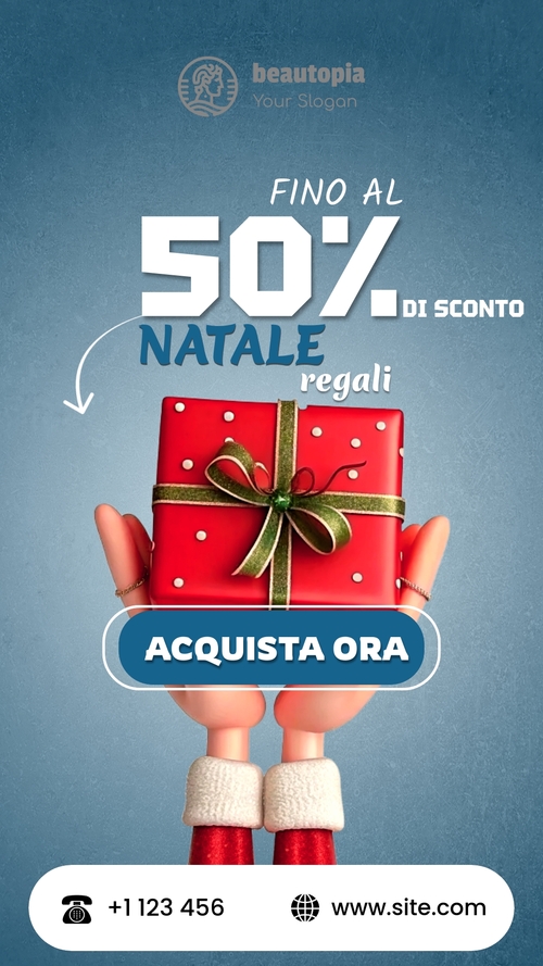 Modello storia Instagram Giveaway