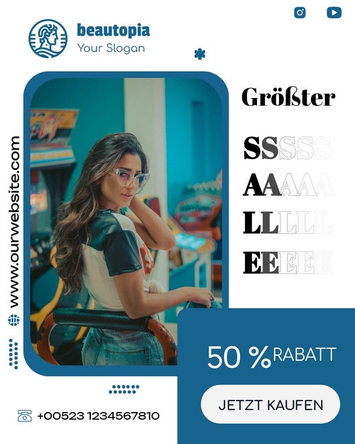 Instagram-Beitragsvorlage Angebote & Aktionen