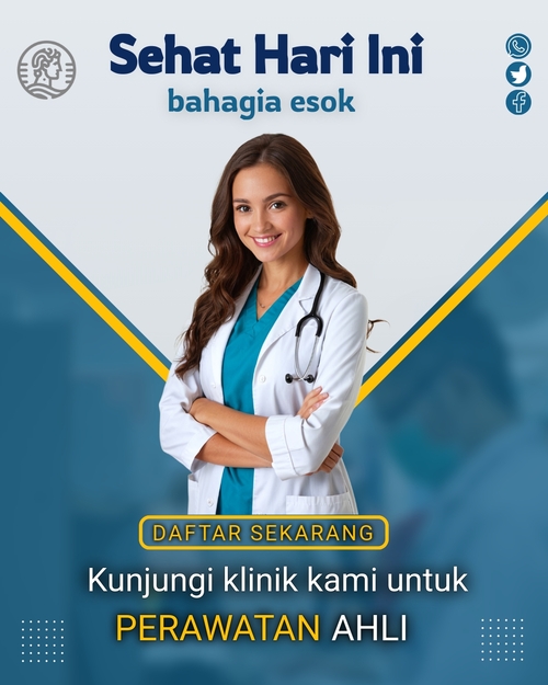 Template postingan Instagram Yoga