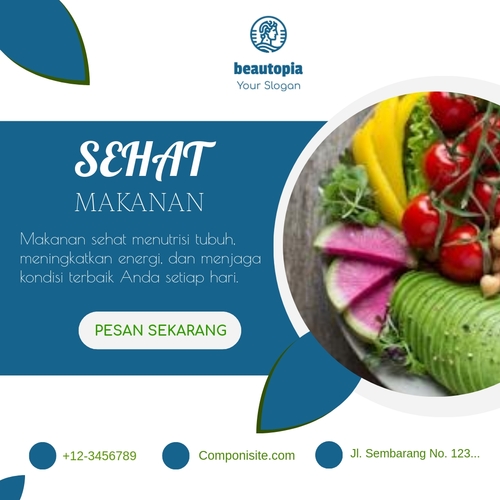 Template postingan Instagram Kafe