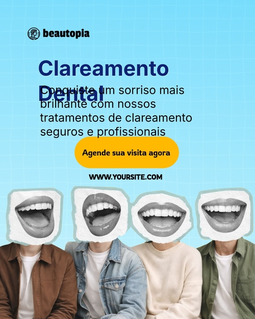 Modelo de post para Instagram Médico