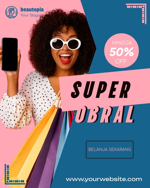 Template postingan Instagram Peluncuran Produk