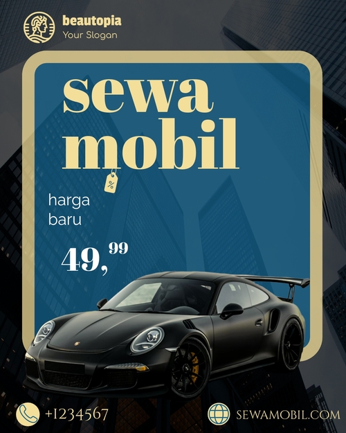 Template postingan Instagram Dealer Mobil