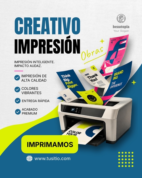 Plantilla de publicación de Instagram Publicidad
