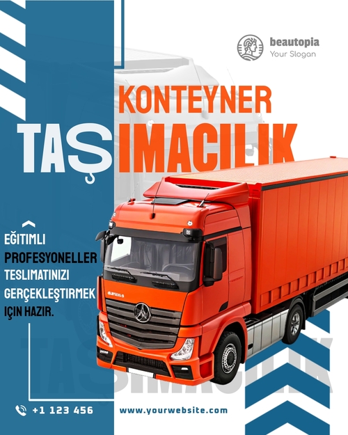 Oto galerisi Instagram gönderi şablonu