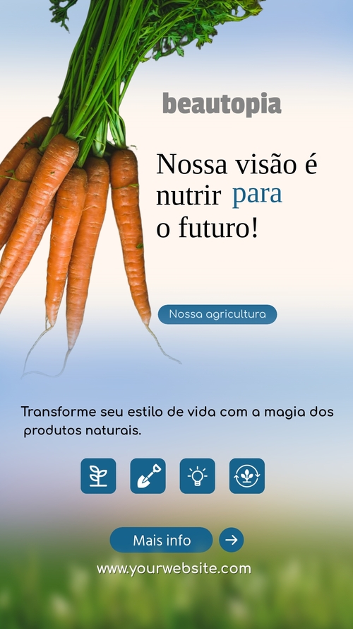 Modelo de story do Instagram Optometria