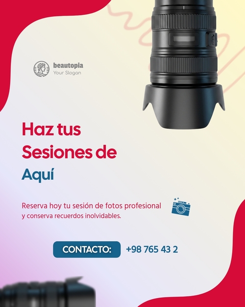 Plantilla de publicación de Instagram Fotografía