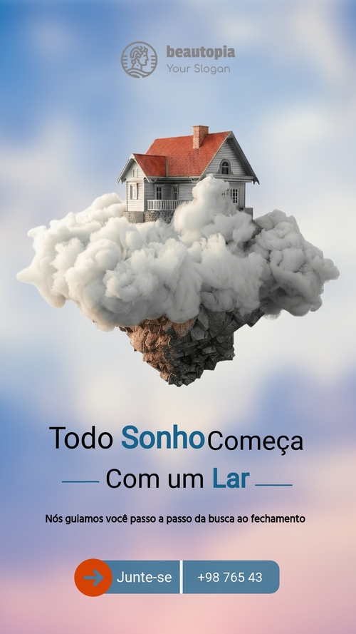 Modelo de story do Instagram Home Staging