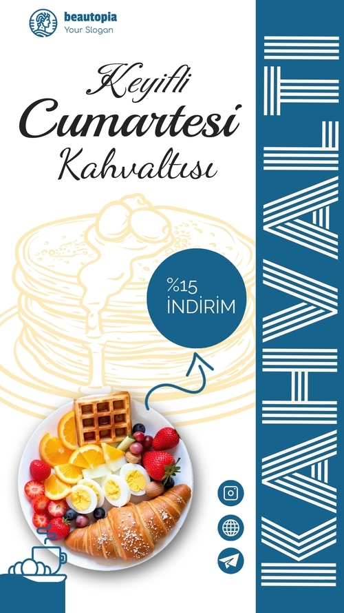 Bira Fabrikası Instagram hikaye şablonu