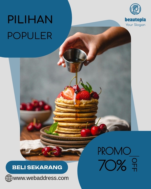 Template postingan Instagram Kafe