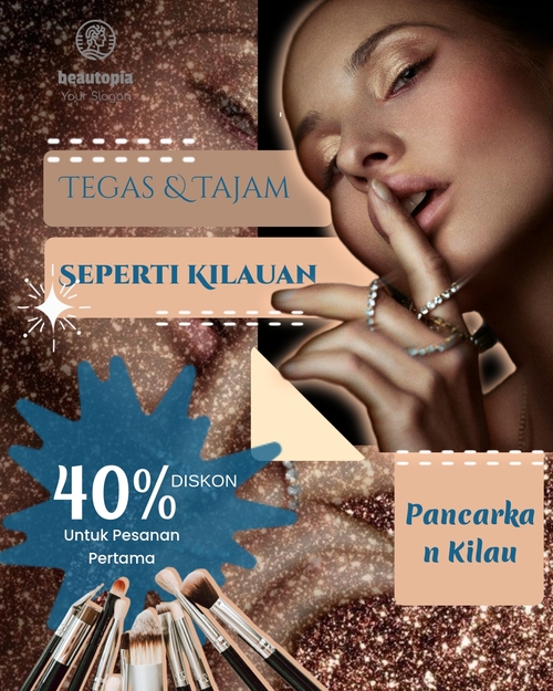 Template postingan Instagram Salon Rambut