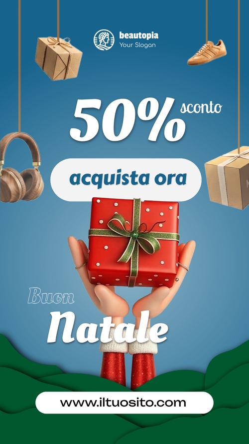 Modello storia Instagram Giveaway