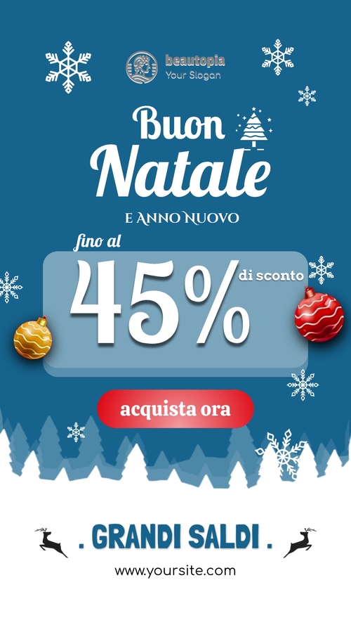 Modello storia Instagram Giveaway