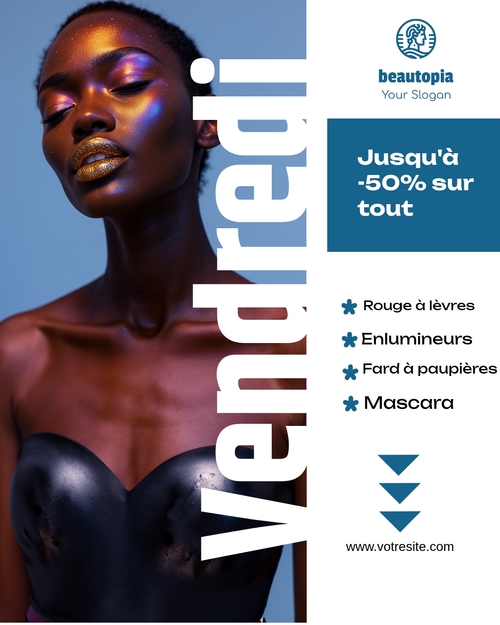 Modèle de publication Instagram Salon de coiffure