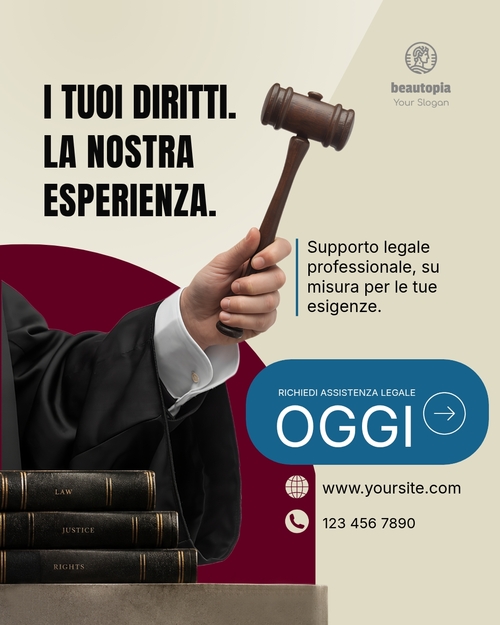 Modello di post Instagram Attività