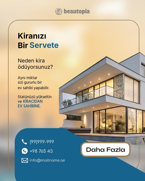 Emlak danışmanı Instagram gönderi şablonu
