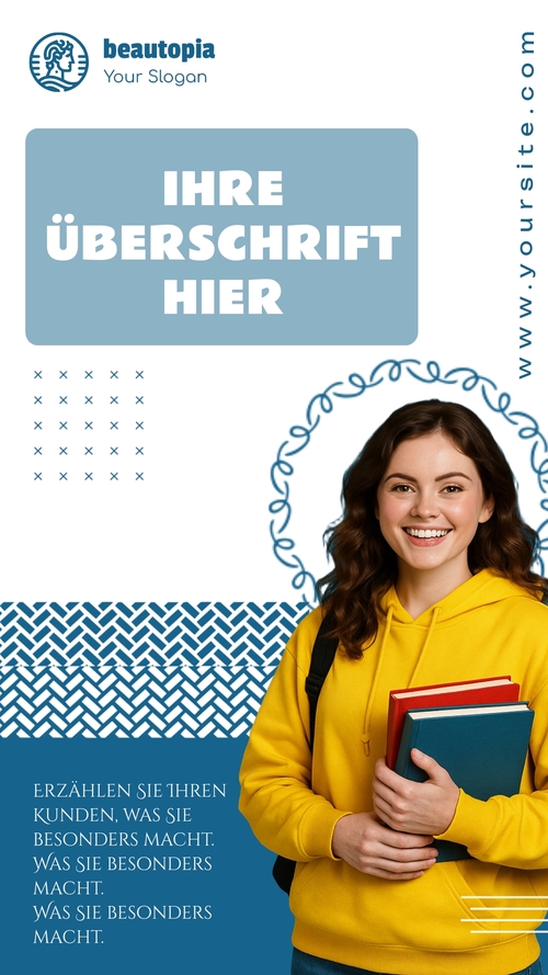 Universität Instagram-Story-Vorlage