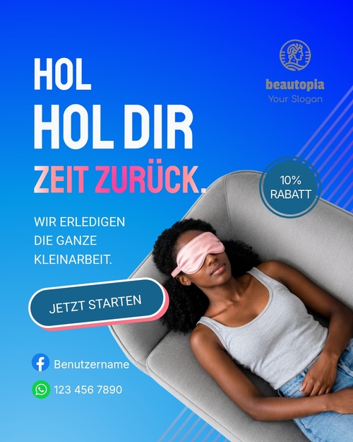 Instagram-Beitragsvorlage Yoga