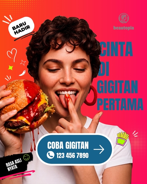 Template postingan Instagram Kafe