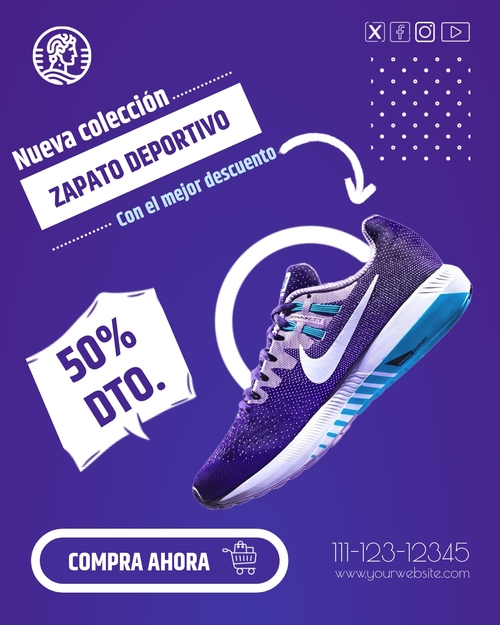 Plantilla de publicación de Instagram Entrenador personal