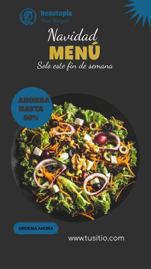 Plantilla de historia de Instagram Pizzería