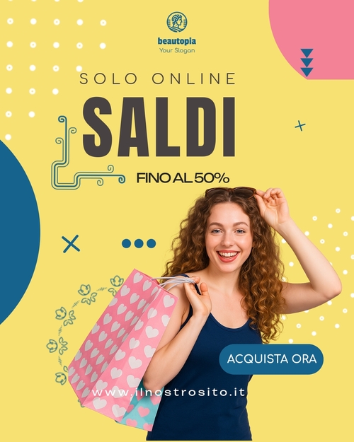 Modello di post Instagram Saldi e Promozioni