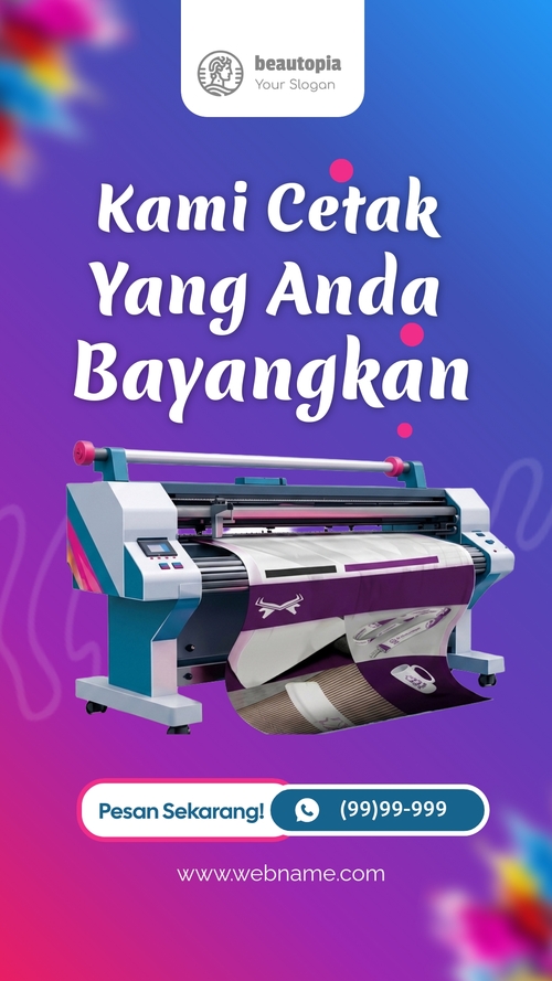 Template cerita Instagram Konsultan