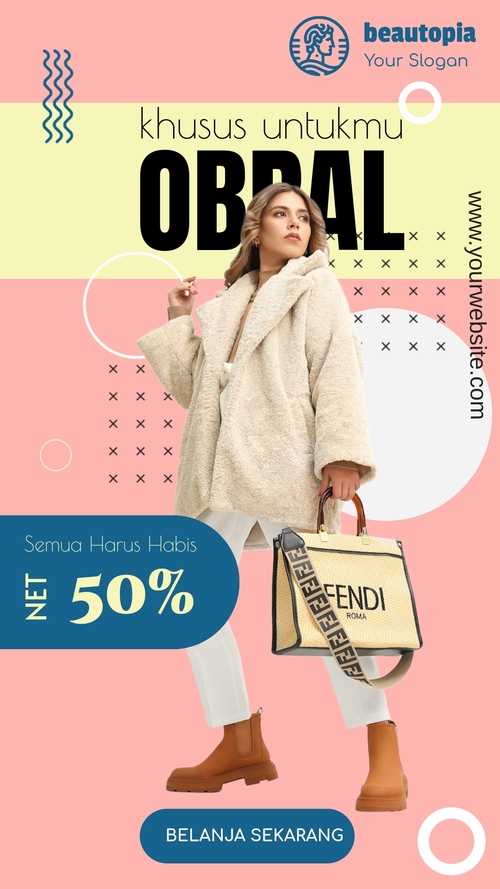 Template cerita Instagram Giveaway
