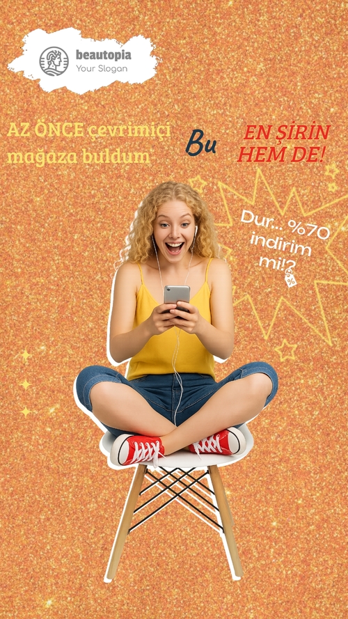 spa Instagram hikaye şablonu