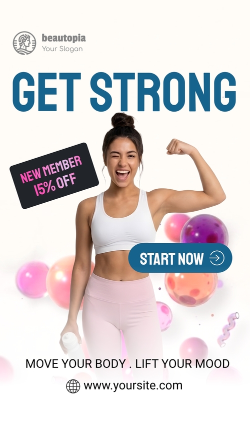 Sports Club Instagram story template