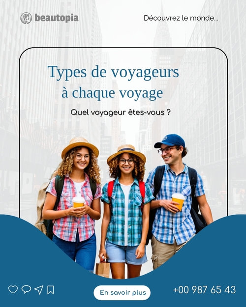 Modèle de publication Instagram Voyage