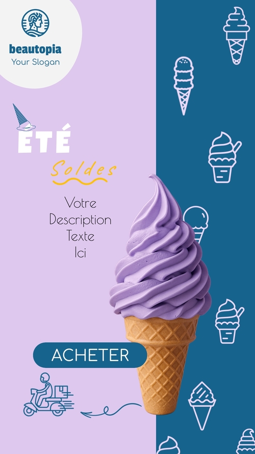Modèle de story Instagram Gastronomie