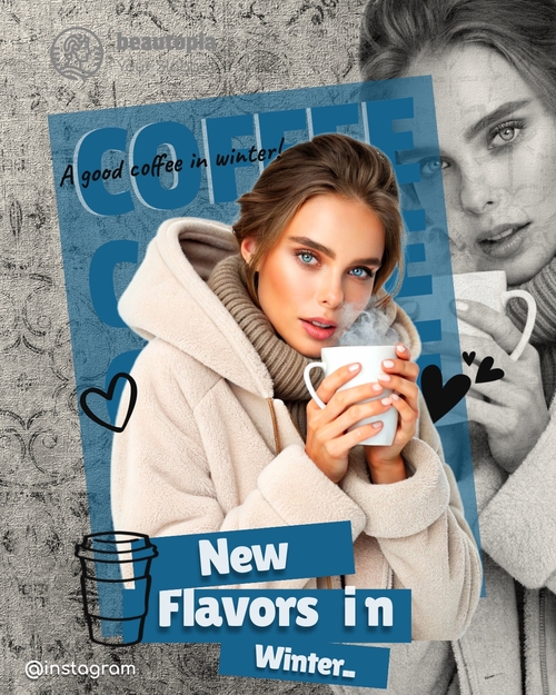 Cafe Instagram post template