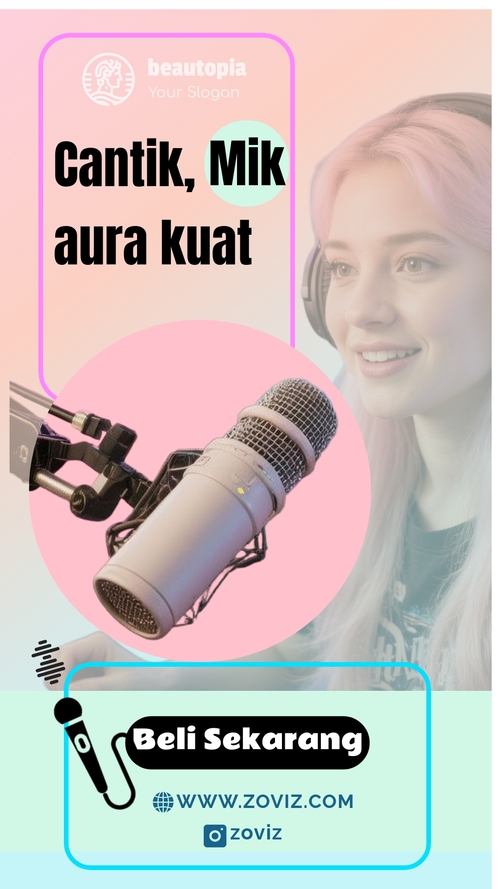 Template cerita Instagram Influencer