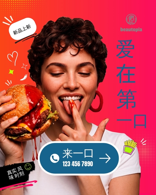 餐厅 Instagram 帖子模板