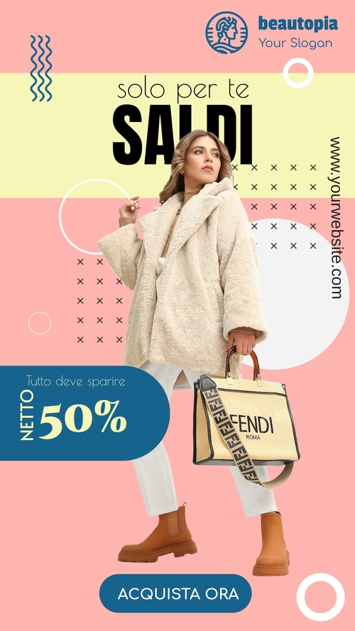 Modello storia Instagram Giveaway