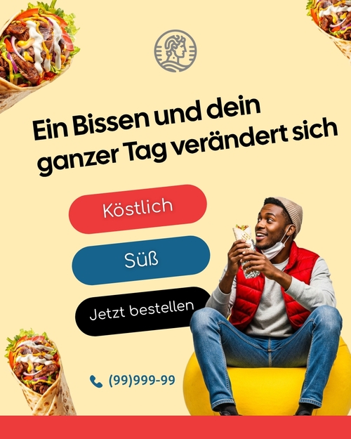 Instagram-Beitragsvorlage Café