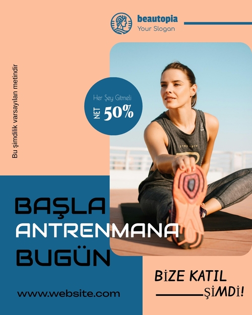 Koçluk Instagram gönderi şablonu