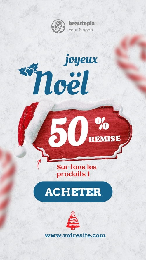 Modèle de story Instagram commerce électronique
