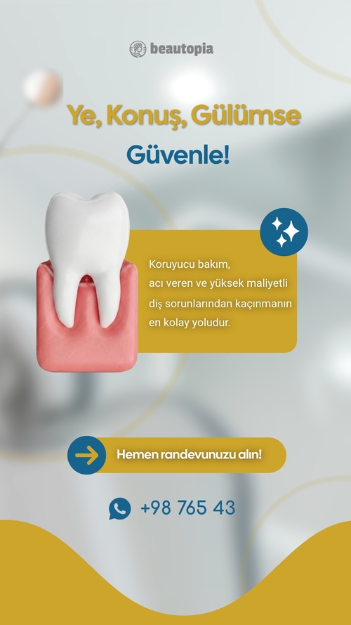 Optometri Instagram hikaye şablonu